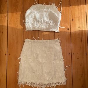 Lulu’s White Mini Party Dress | Worn once